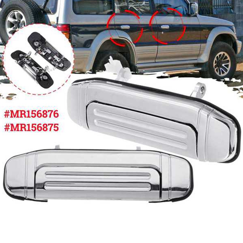 Door Knob Replacement - Car Outer Exterior Door Handles Chrome