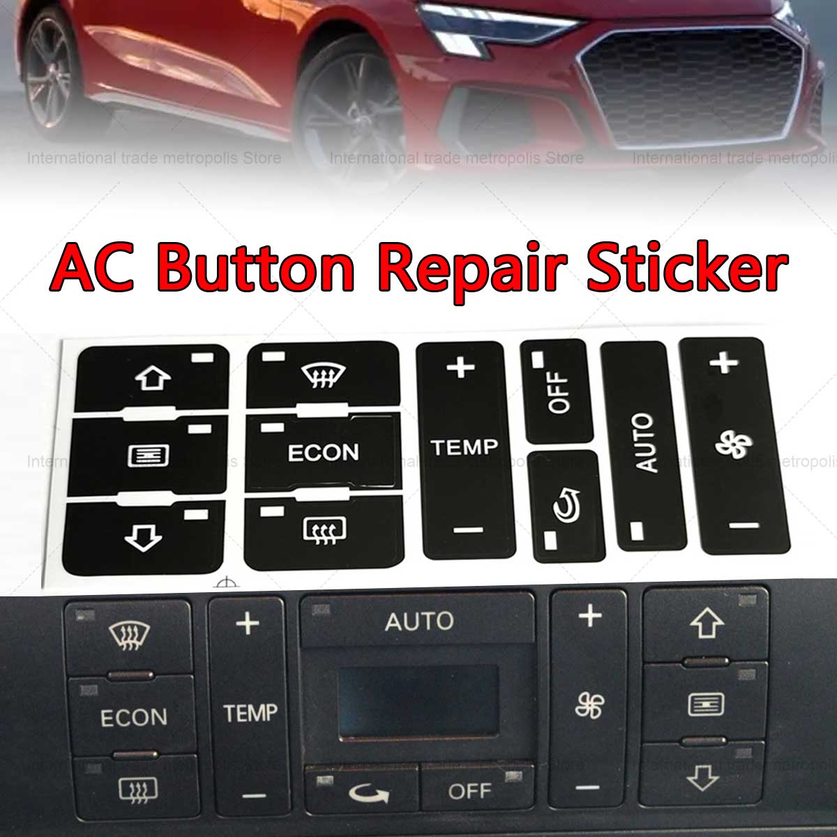 Door Knob Replacement - Car Air Conditioner Control Switch A/C