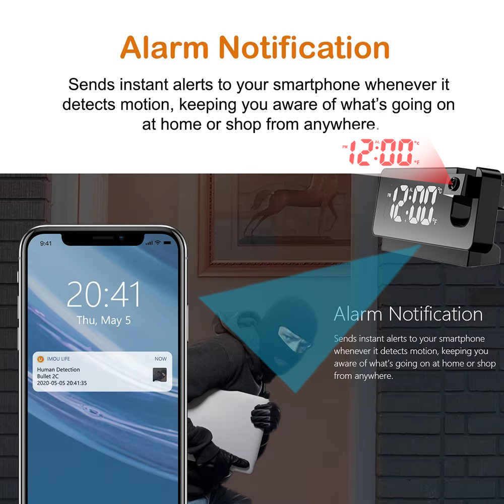 Improved 4K HD clock camera, s - App Home Improvement reseña y precio