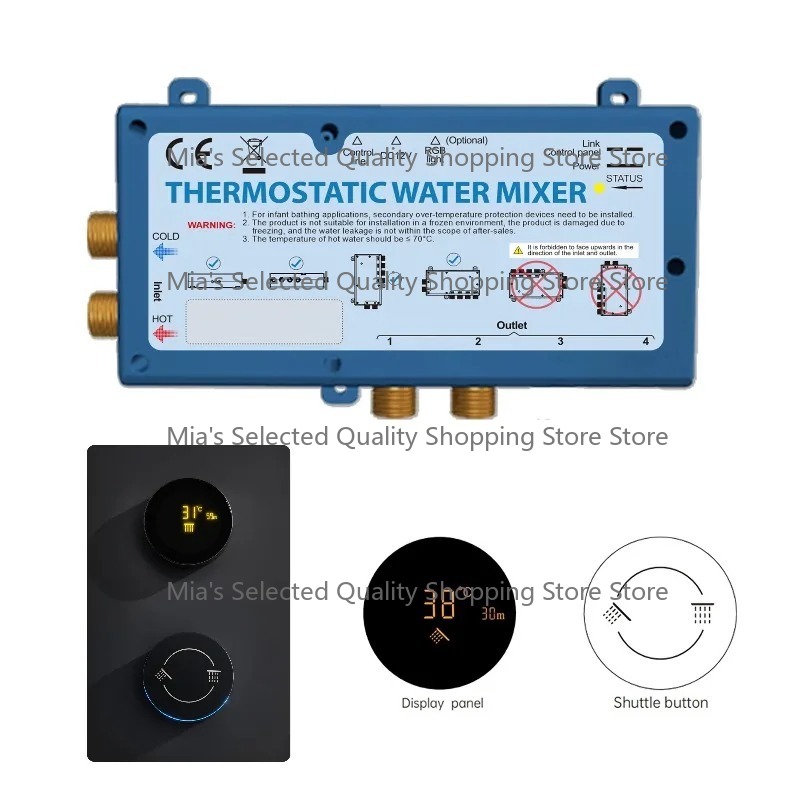 Digital Shower Mixer Thermosta - App Home Improvement reseña y precio
