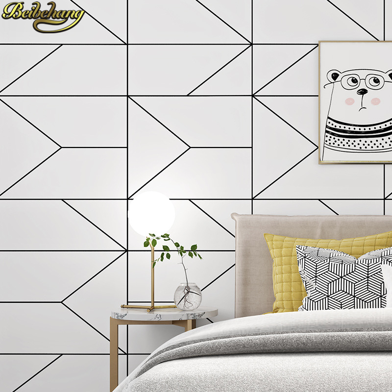beibehang Nordic style black w - Home Improvement Stores reseña y precio