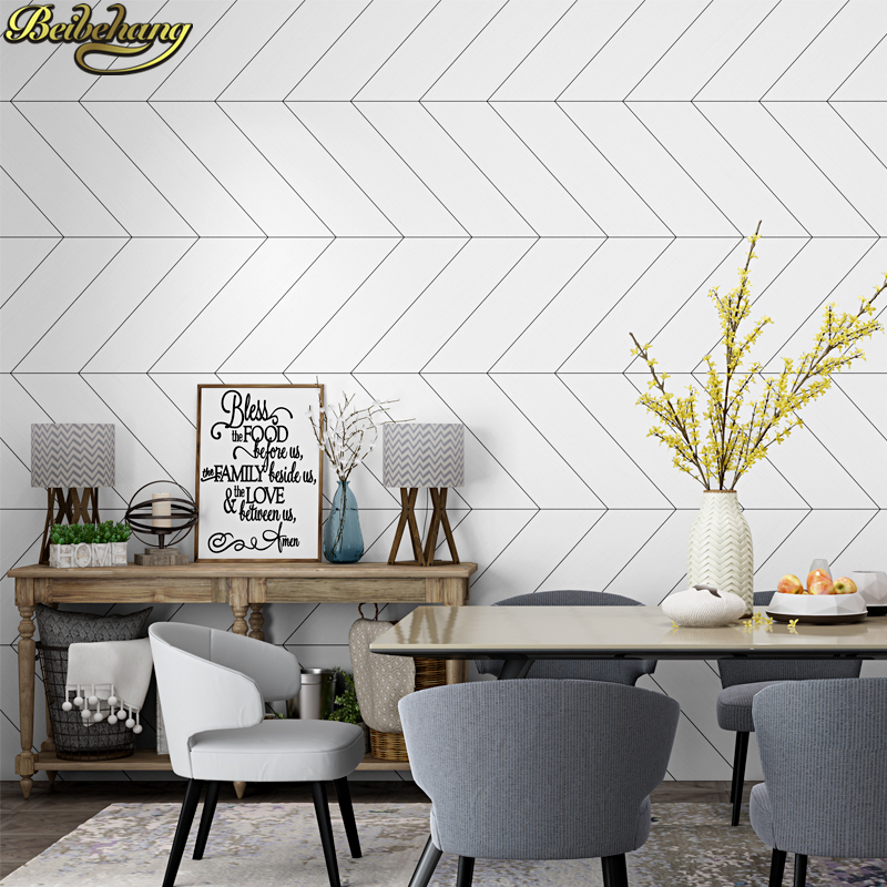 beibehang Nordic style black w - Home Improvement Stores reseña y precio