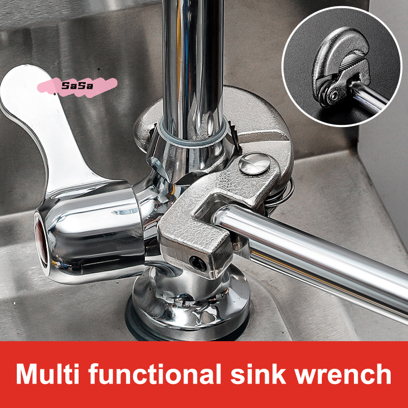 S-1Pc 180 Degree Rotating Adju - Pipe Wrench Adjustable reseña y precio