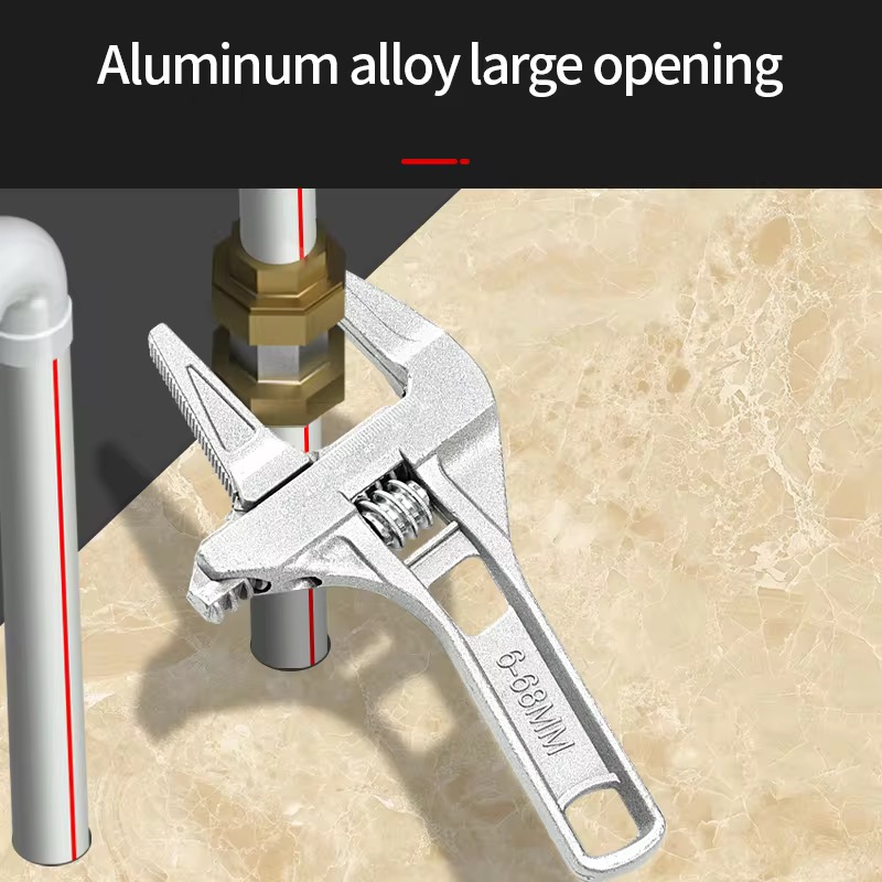 1PC 6-68mm Universal Repair Se - Pipe Wrench Adjustable reseña y precio