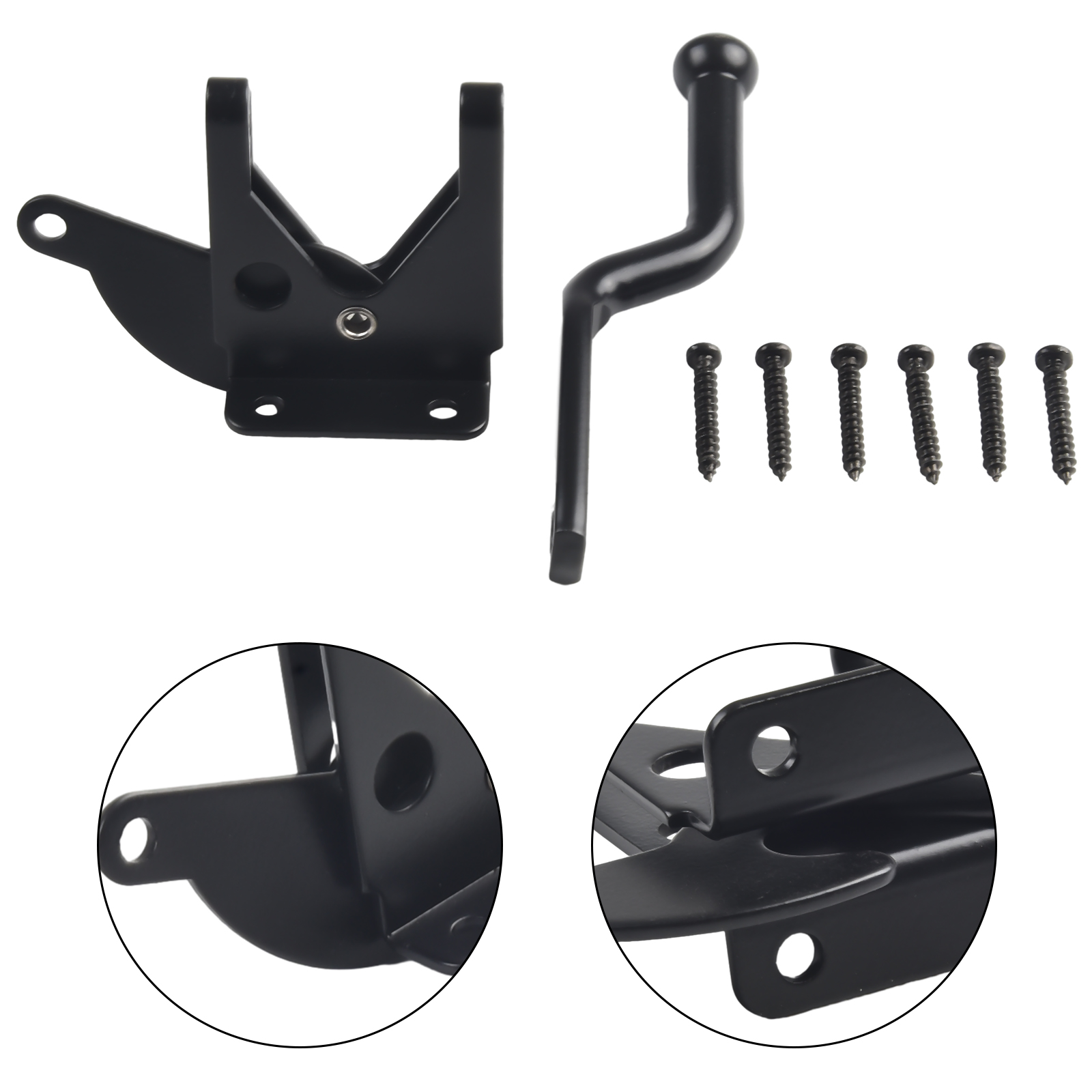 Bolt Door Latch Locking Carbon - Home Improvement Fence reseña y precio