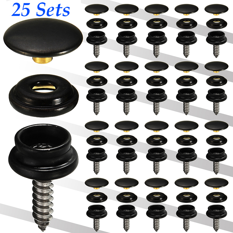 75pcs/set Snap Fastener Button - Home Improvement Stores reseña y precio