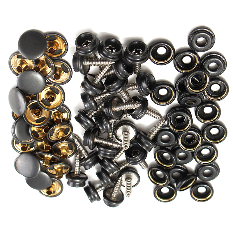 75pcs/set Snap Fastener Button - Home Improvement Stores reseña y precio