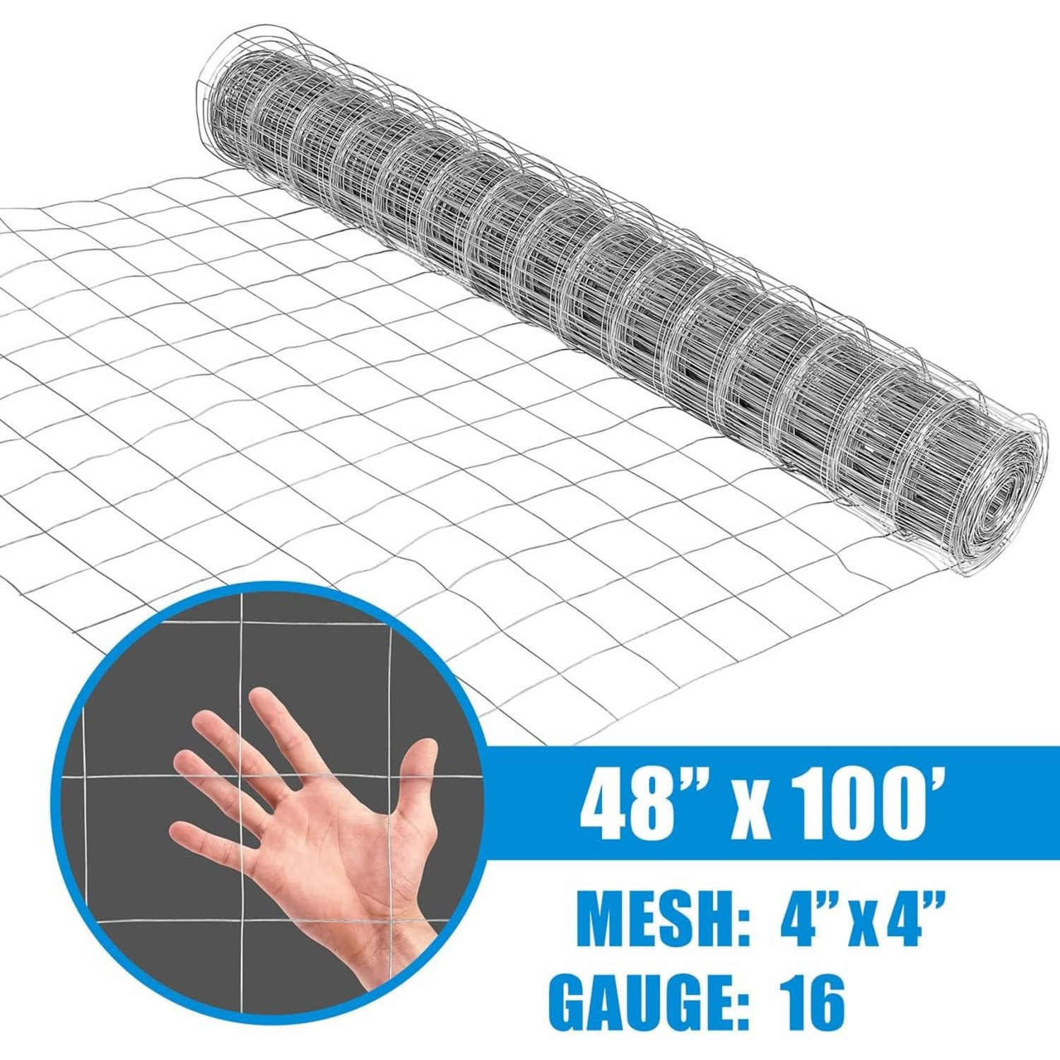CAPHAUS 16 Gauge Galvanized We - Home Improvement Fence reseña y precio