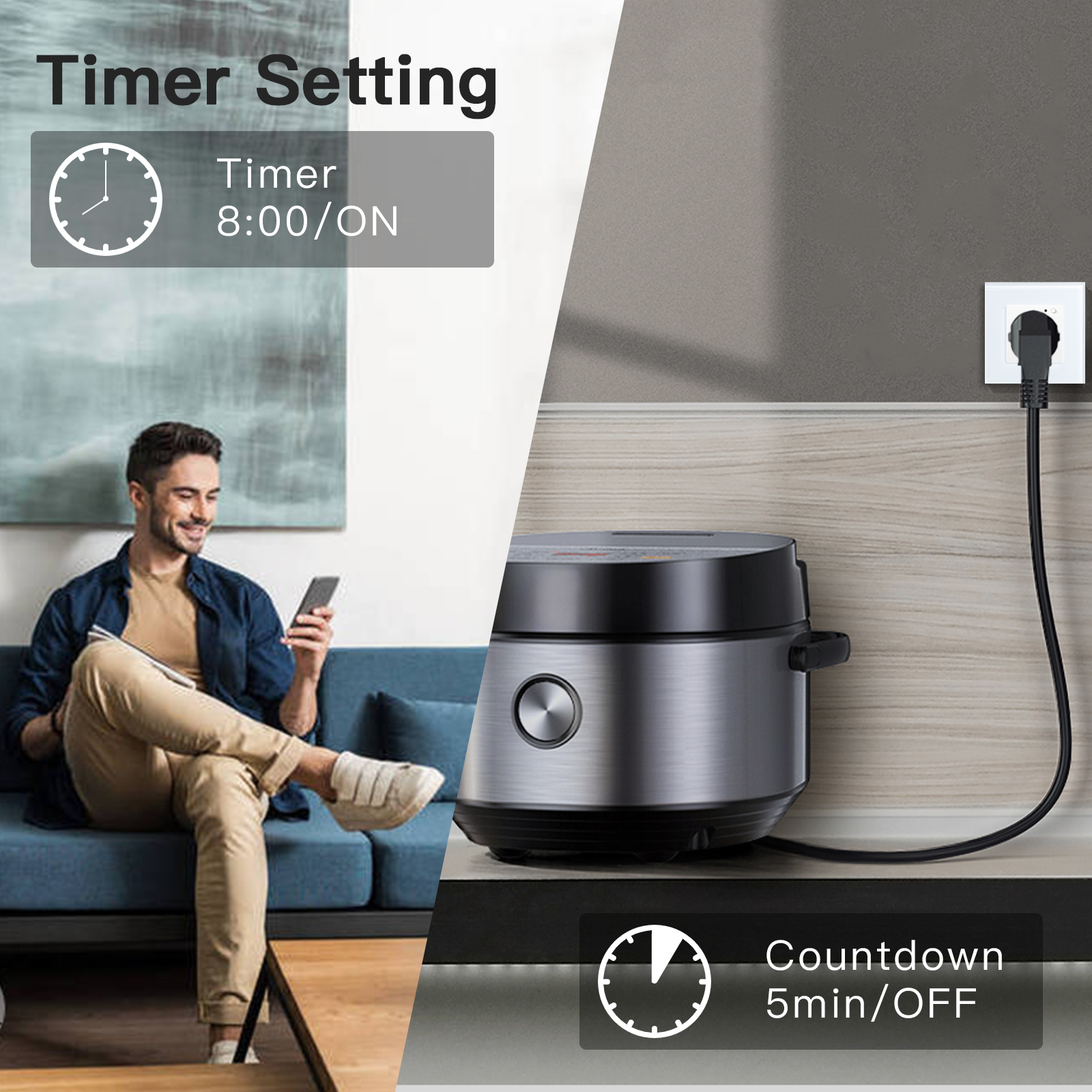 Bseed Smart Socket EU Standard - App Home Improvement reseña y precio