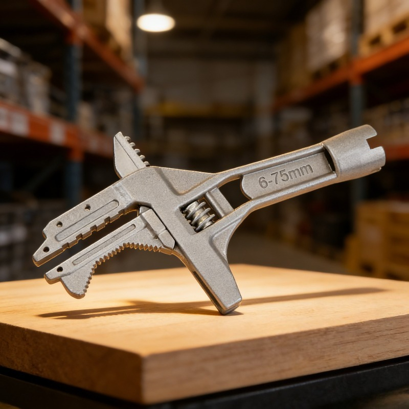 1Pc Large Open 6-75mm Adjustab - Pipe Wrench Adjustable reseña y precio