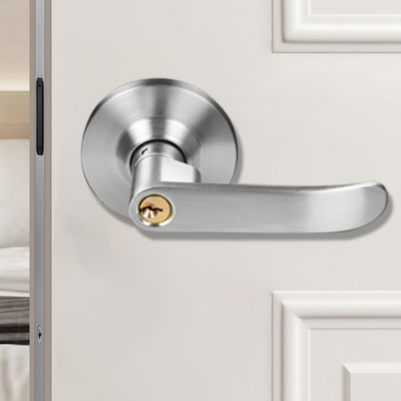 Interior Door Lever Lock with  - Door Knob Replacement reseña y precio
