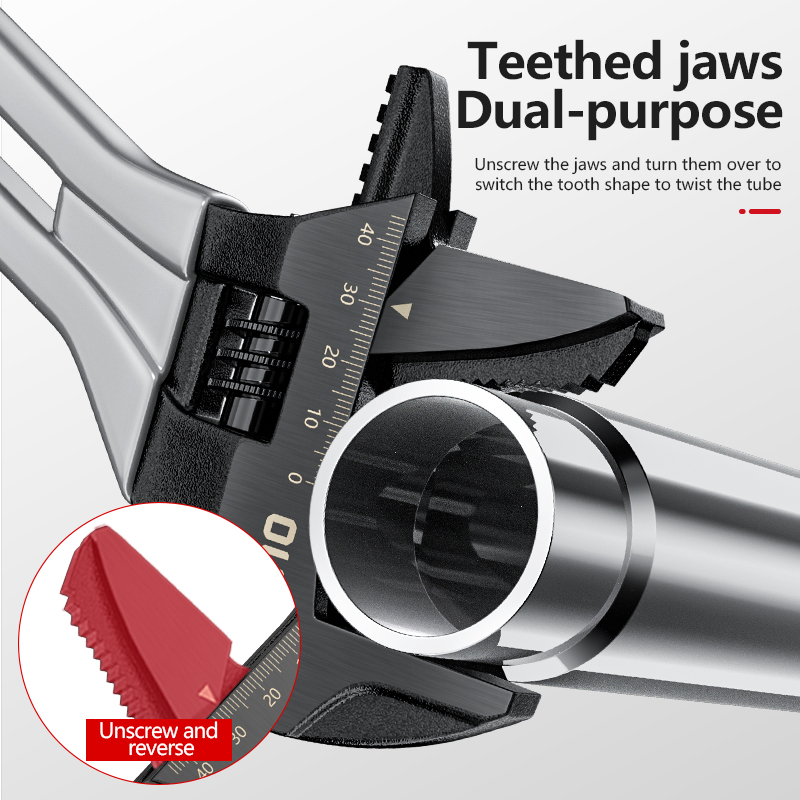 Adjustable Large Open Steel Wr - Pipe Wrench Adjustable reseña y precio
