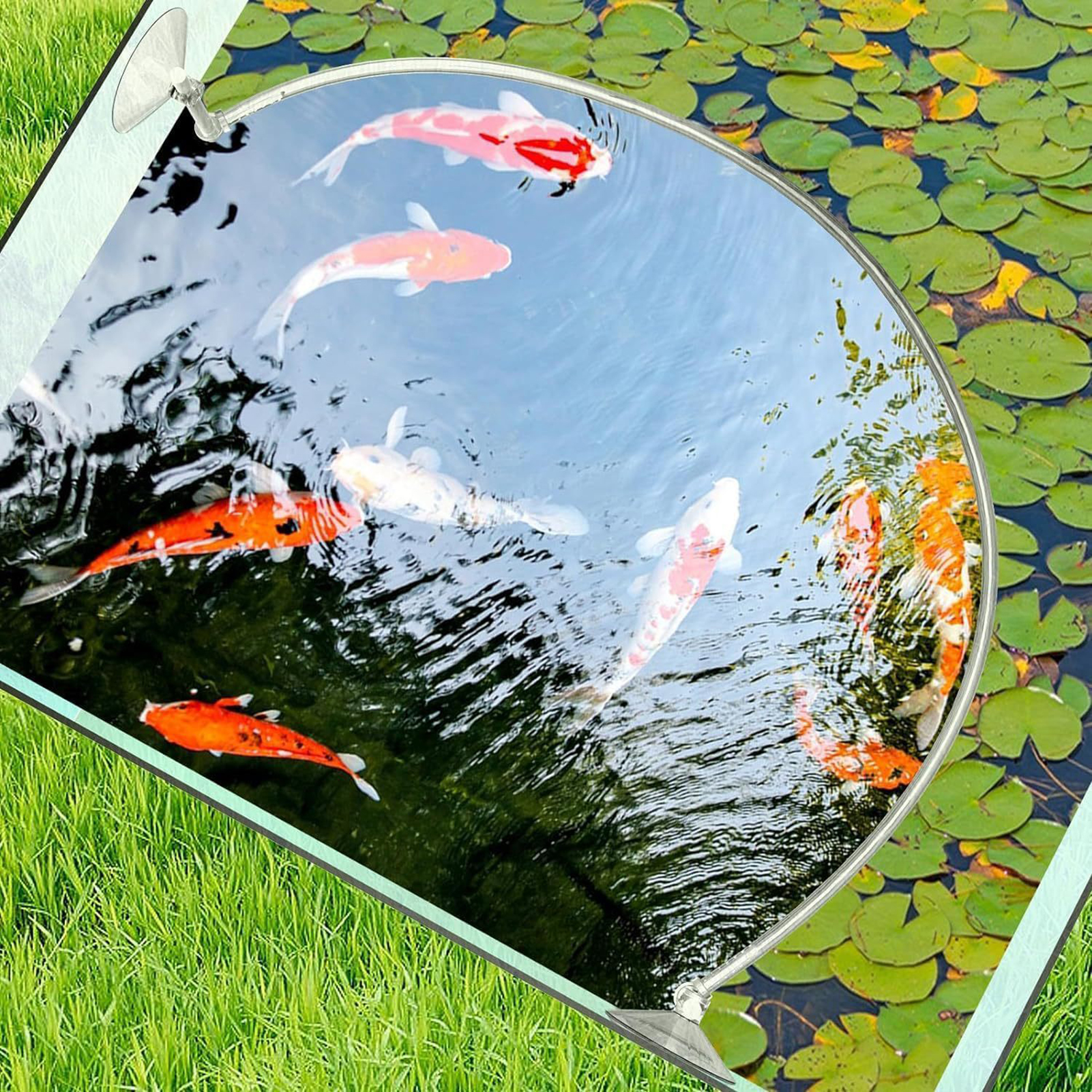 Floating Plant Fence for Fish  - Home Improvement Fence reseña y precio