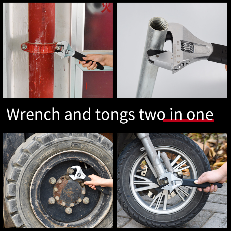 Adjustable Ratchet Wrench with - Pipe Wrench Adjustable reseña y precio